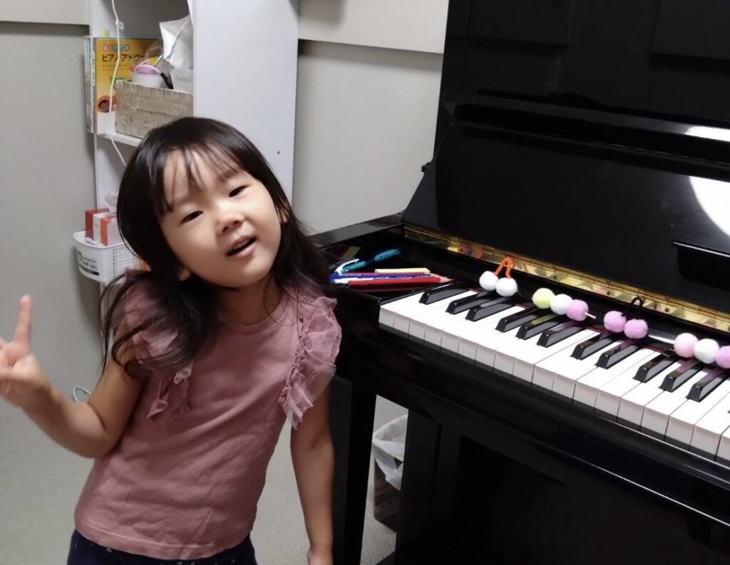 レッスンで楽しそうな子どもの様子