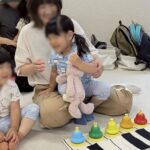 ママが近くにいる安心感で”やってみよう"と挑戦できる環境の武蔵新城リトミックレッスン